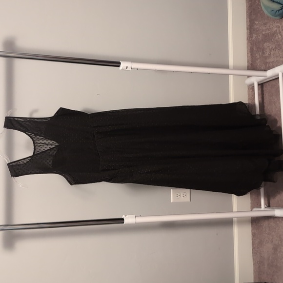 Torrid Black Clip Dot and Tulle Dress - Picture 6 of 6